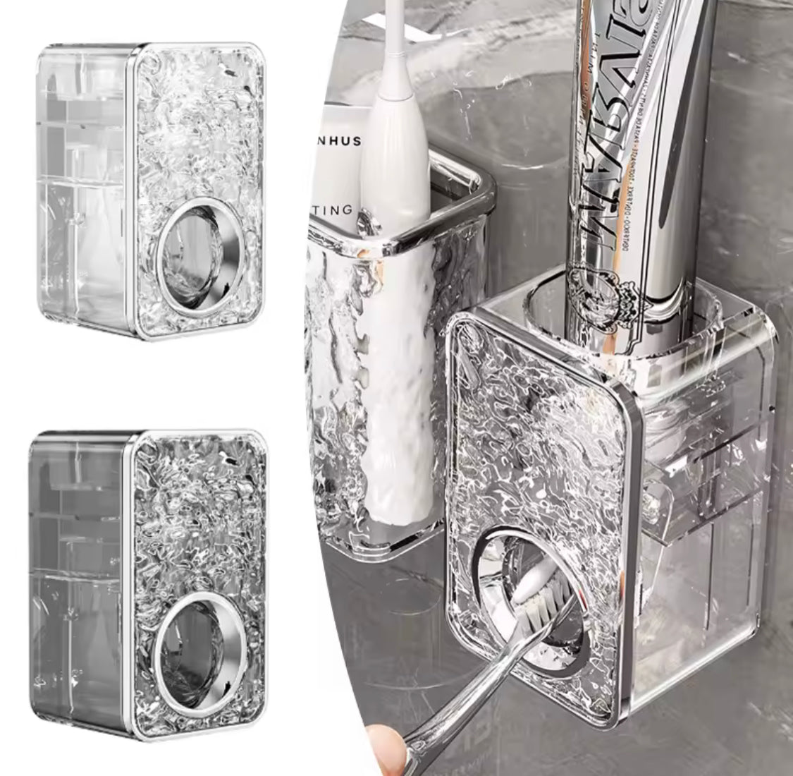 Automatic Toothpaste Squeezer, Wall Mounted Toothpaste Dispenser, Hands Free Toothpaste Dispenser Automatic Toothpaste Squeezer, Wall Mounted Toothpaste Dispenser, Hands Free Toothpaste Dispenser